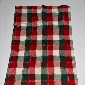 Christmas Plaid Fabric Cloth Placemat